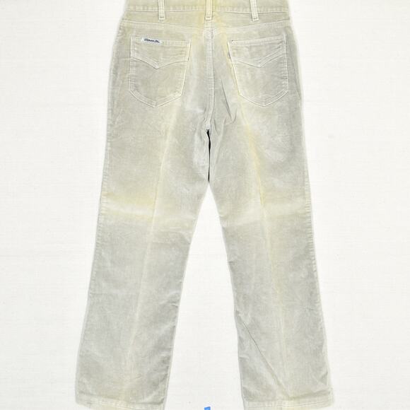 Levi's Men's Bootcut Pants Cotton Gray Size 33x30 Stained Moving On Vintage - Picture 3 of 8